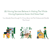 Tablet Screenshot of jjmovingservices.com